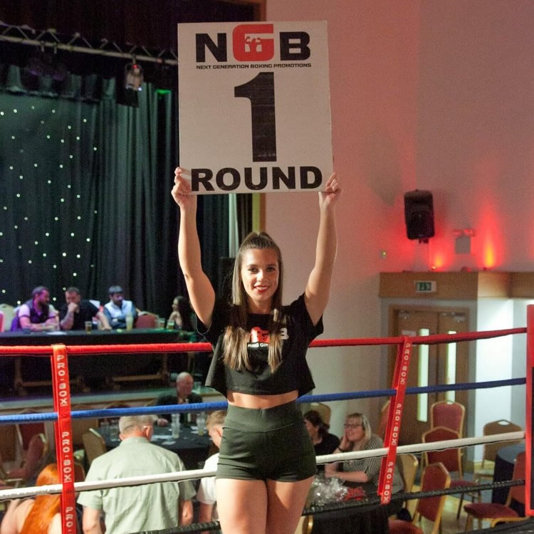 hire a ring girl for your boxing event
