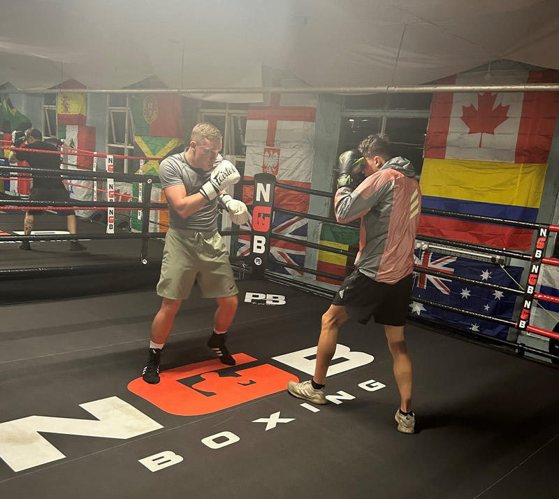 boxing sparring training